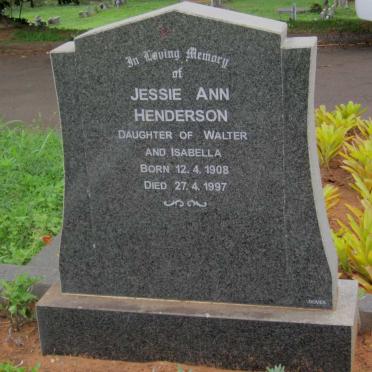 HENDERSON Jessie Ann 1908-1997