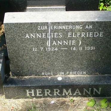 HERRMANN Annelies Elfriede 1924-1991