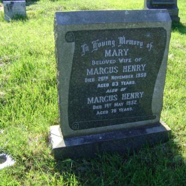 HENRY Marcus -1952 &amp; Mary -1950