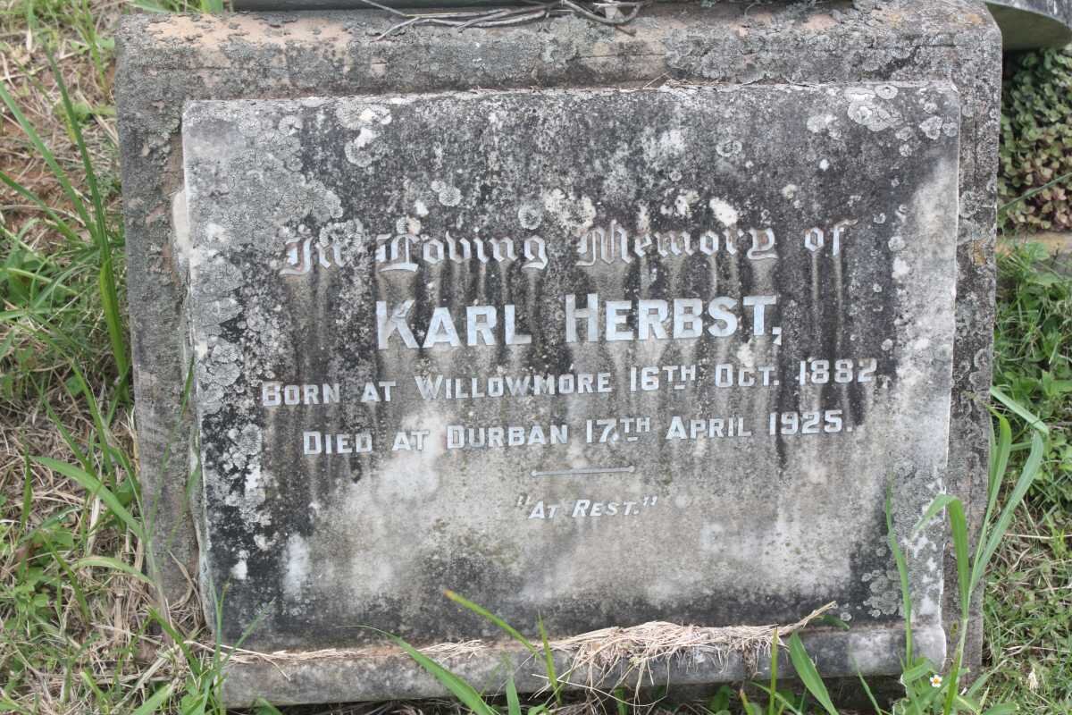 HERBST Karl 1882-1925