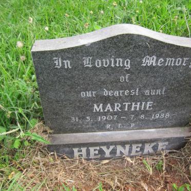 HEYNEKE Marthie 1907-1988
