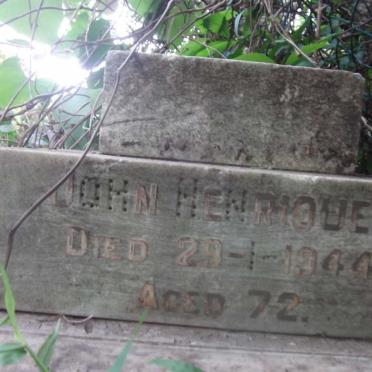 HENRIQUES John -1944