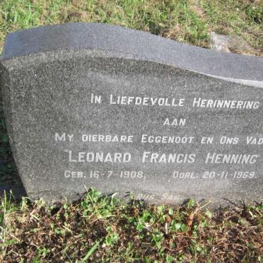 HENNING Leonard Francis 1908-1969