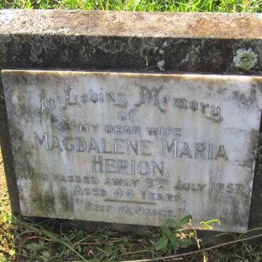 HERION Magdalene Maria -1957