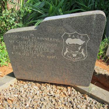 HYDE Petrus Willem Schalk, van der 1935-1971