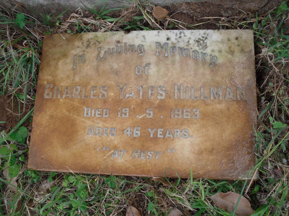 HILLMAN Charles Yates -1963