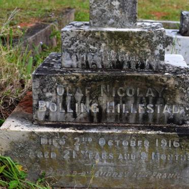 HILLESTAD Olaf Nicolay Bolling 1895-1916