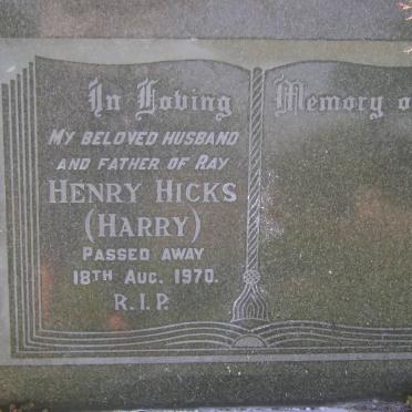 HICKS Henry -1970