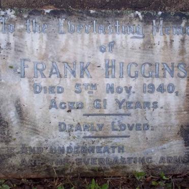 HIGGINS Frank -1940