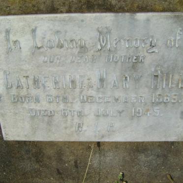 HILL Catherine Mary 1865-1945