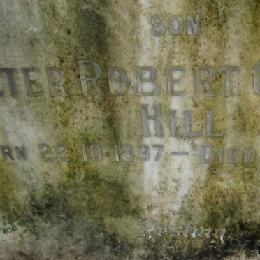 HILL Walter Robert Chapman 1897-1959