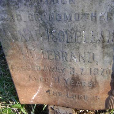 HILLEBRAND Annah Isobellah -1970