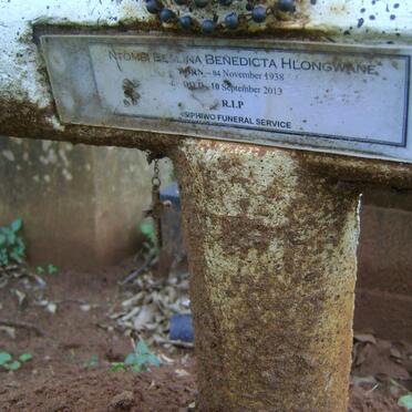 HLONGWANE Ntombi Beslina Benedicta 1938-2013
