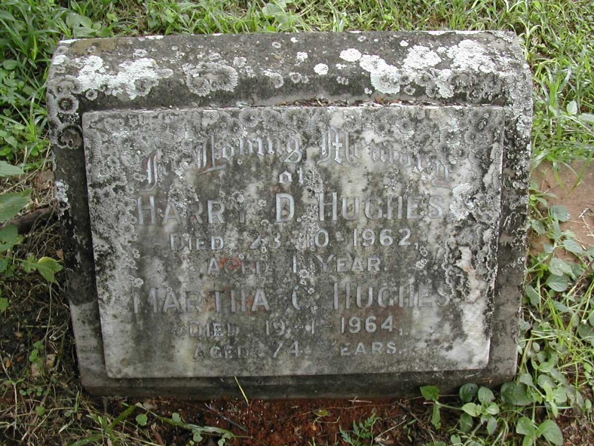 HUGHES Harry D. -1962 :: HUGHES Martha C. -1964