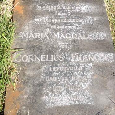HUMAN Cornelius Francois 1910-1989 &amp; Maria Magdelena 1909-1963