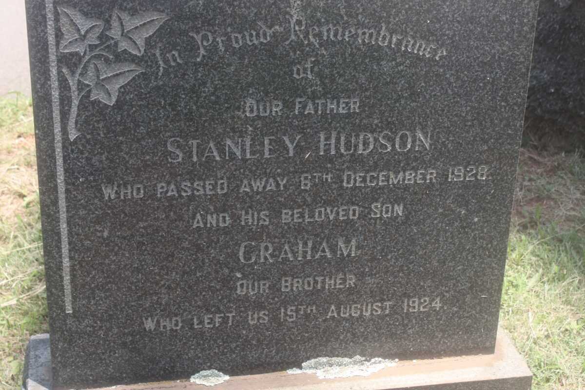 HUDSON Stanley -1928 :: HUDSON Graham -1924