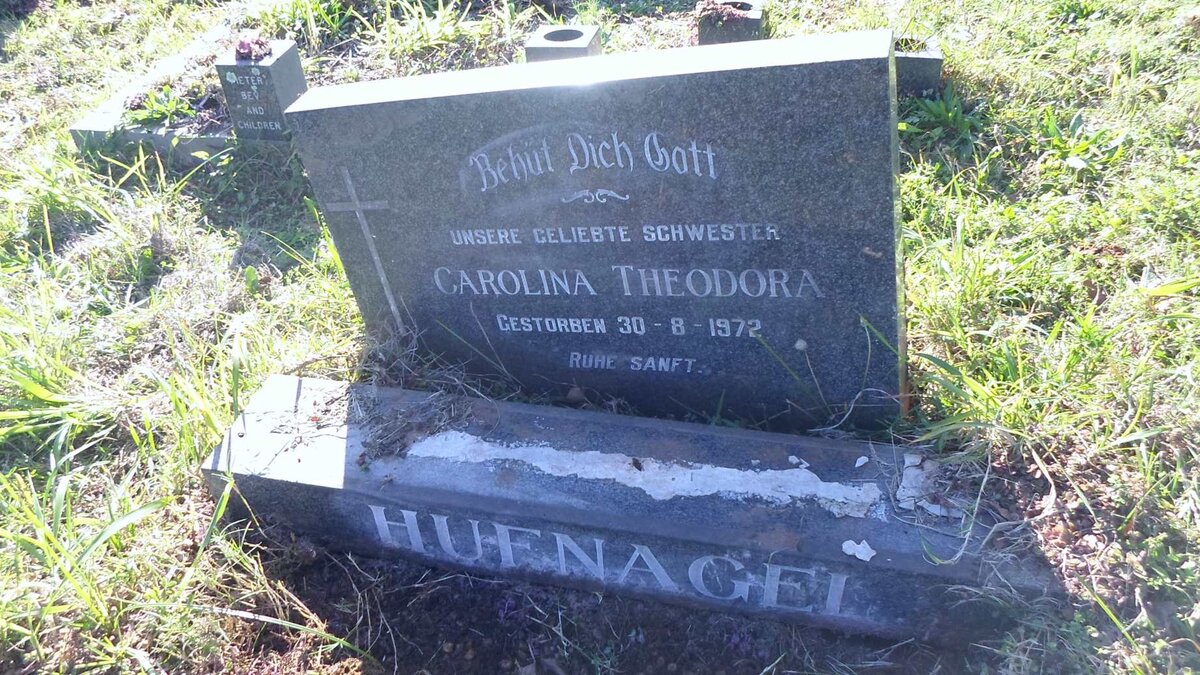 HUFNAGEL Carolina Theodora -1972