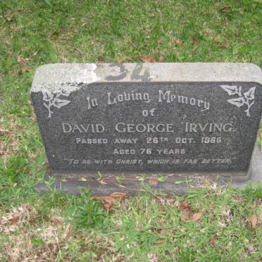 IRVING David George -1966
