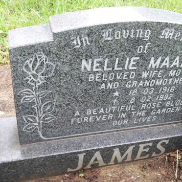 JAMES Nellie Maartje 1916-1992