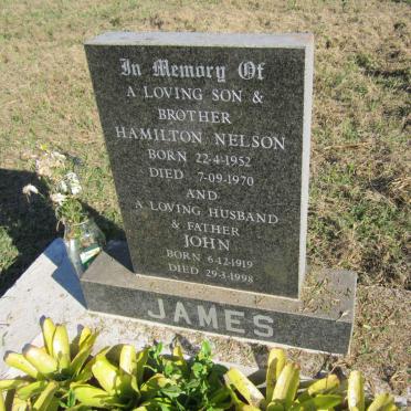 JAMES John 1919-1998 :: JAMES Hamilton Nelson 1952-1970