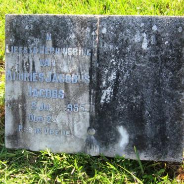 JACOBS Andries Jacobus -1955