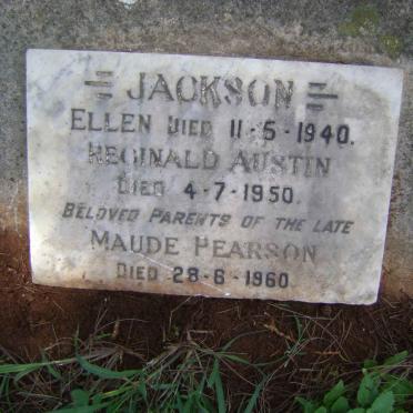 JACKSON Reginald Austin -1950 &amp; Ellen -1940 :: PEARSON Maude -1960