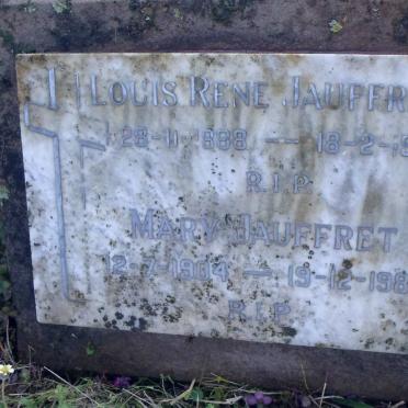 JAUFFRET Louis Rene 1888-1967 &amp; Mary 1904-1980