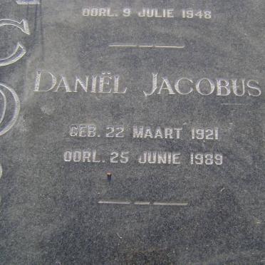 JACOBS Daniel Jacobus 1921-1989 :: JACOBS Jacob Casper 1948 -1948