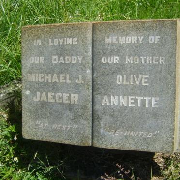 JAEGER Michel J. &amp; Olive Annette