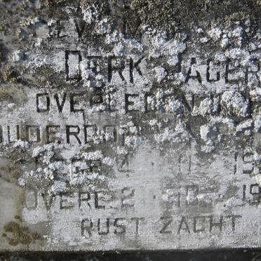 JAGER Derk 1913-1980