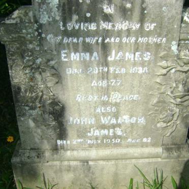 JAMES John Walton -1950 &amp; Emma -1938