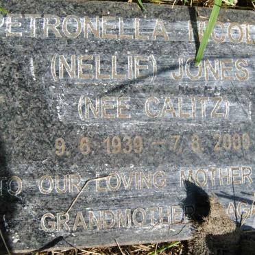 JONES Petronella Nicolina nee CALITZ 1939-2000