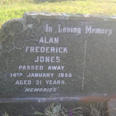 JONES Alan Frederick -1955
