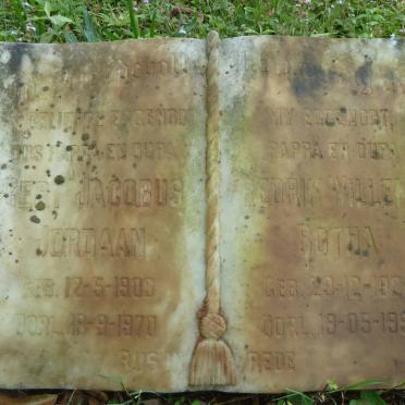 JORDAAN Gert 1909-1970 :: BOTHA Fredrik Willem C. 1926-1993