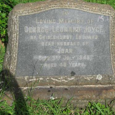 JOYCE George Leonard -1948