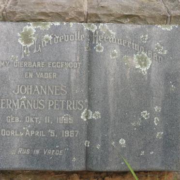 JOUBERT Johannes Hermanus Petrus 1895-1967