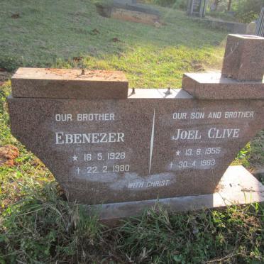 JOHN Ebenezer 1928-1980 :: JOHN Joel Clive 1955-1983