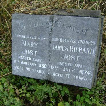 JOST James Richard -1974 &amp; Mary -1950