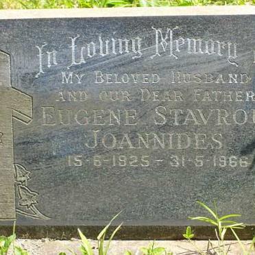 JOANNIDES Eugene Stavrou 1925-1966