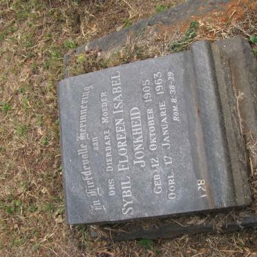 JONKHEID Sybil Floreen Isabel 1905-1963