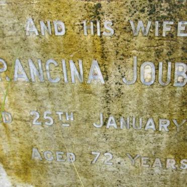 JOUBERT Wilhelm Melanchthon -1924 &amp; Francina -1964