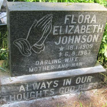 JOHNSON Flora Elizabeth 1909-1983