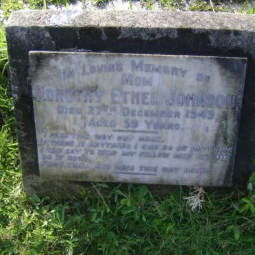 JOHNSON Dorothy Ethel -1949