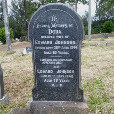 JOHNSON Edward -1948 &amp; Dora -1944