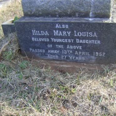 JONES Albert Francis -1982 &amp; Caroline Helena -1943 :: JONES Hilda Mary Louisa -1952