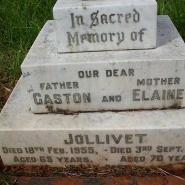 JOLLIVET Gaston -1955 &amp; Elaine 1963