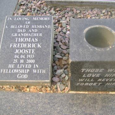 JOOSTE Martin 1936-1998 :: JOOSTE Martin Luther -1964 :: JOOSTE Silvana Eugenia Marietta 1913-2003