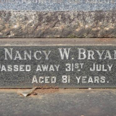 JOHNS Robert -1967 &amp; Nancy Jane -1974 :: BRYANT Nancy W. -1932 