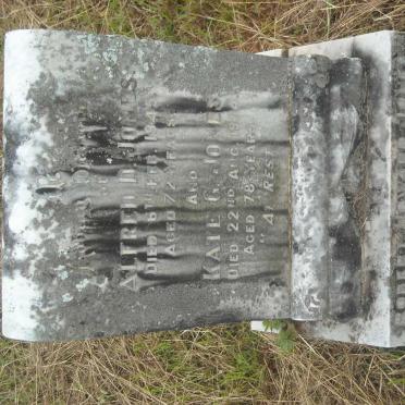 JONES Alfred D. -1945 &amp; Kate G. -1954 :: JONES Robert Howard -1958