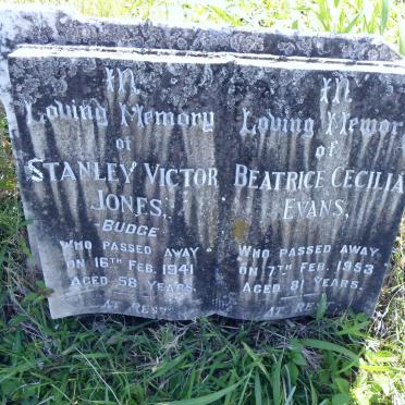 JONES Stanley Victor -1941 :: EVANS Beatrice Cecilia -1953
